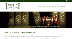 Desktop Screenshot of nixonlaw.com