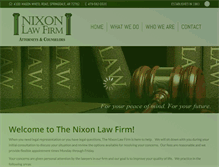 Tablet Screenshot of nixonlaw.com